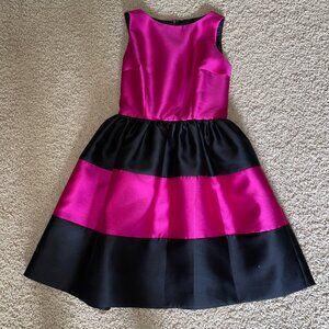 Lotus Grace Stirped Fit and Flare Cocktail Dress Size 6